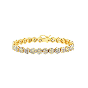 BRAZALETE FLOWER DIAMOND GROWN 8.2 CT