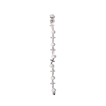 BRAZALETE MONTECRISTO DE CRUZ CON DIAMANTES ZIRCONIA